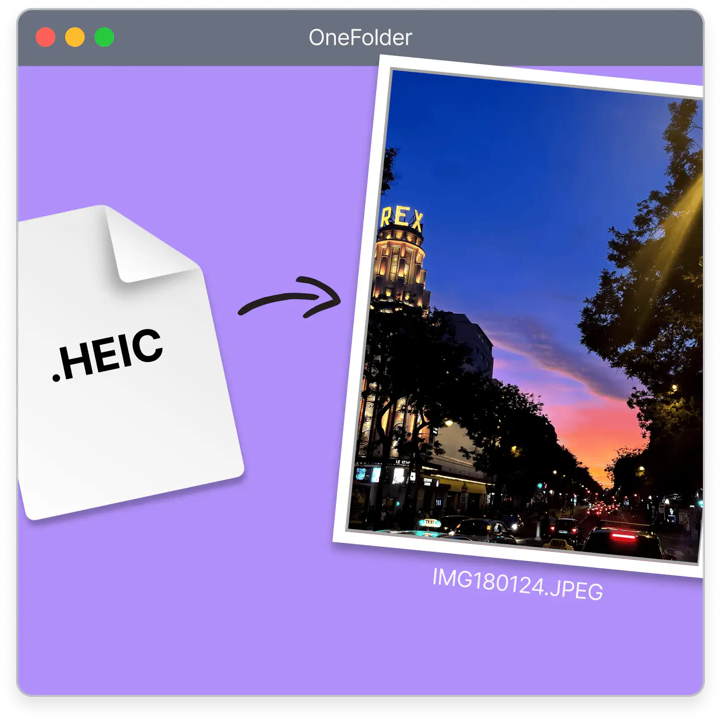Easily preview all your HEIC photos. If you want, you can even convert them easily into JPEG.